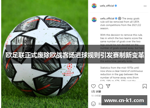 欧足联正式废除欧战客场进球规则引发赛制新变革